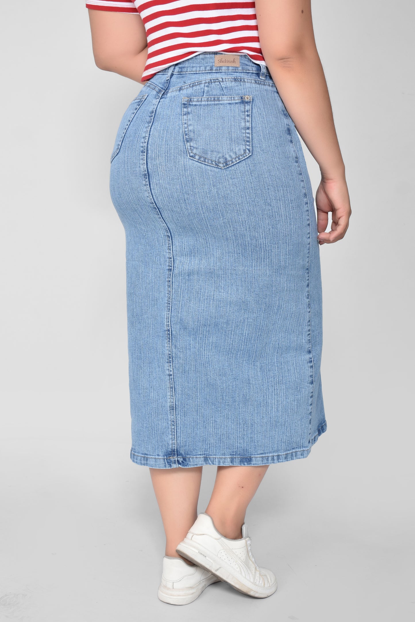 FALDA DAMA DENIM MAXI REF584