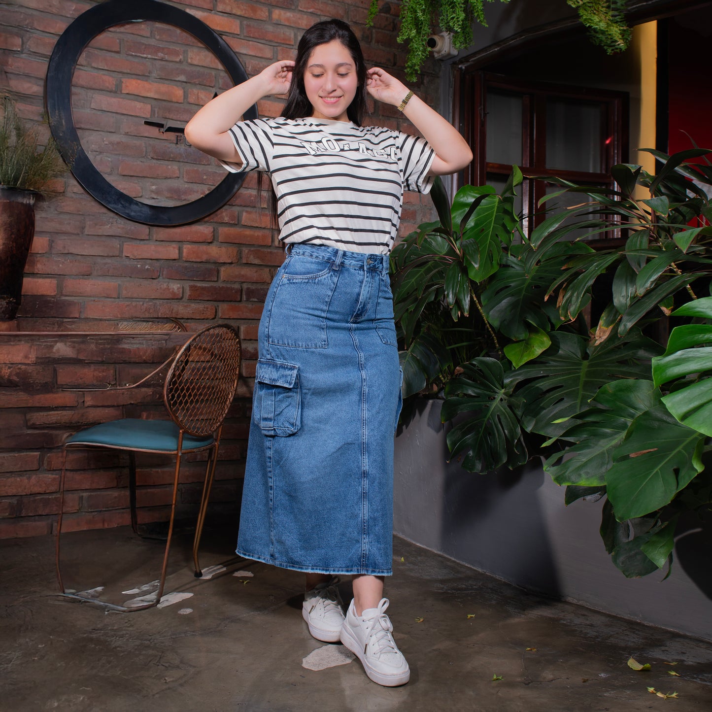 Falda Jeans Mujer