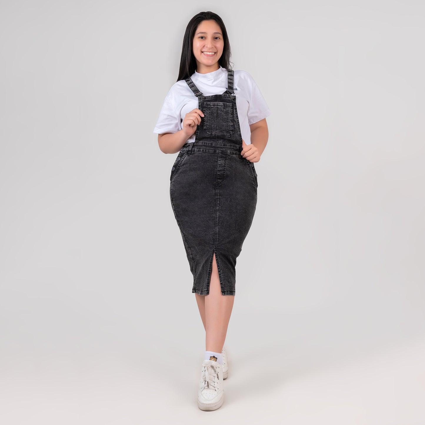 OVEROL FALDA EN DENIM ZIRCON REF 354