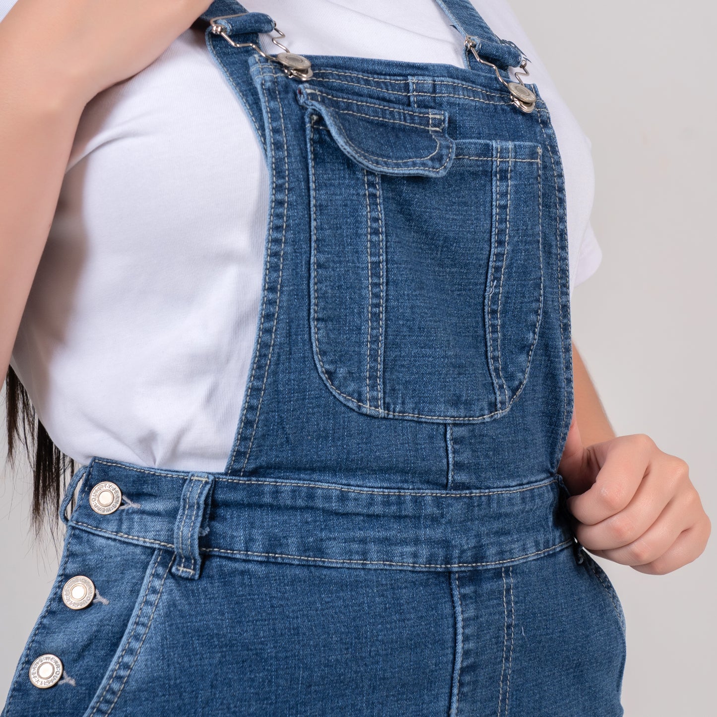 OVEROL FALDA EN DENIM PARA DAMA REF 343