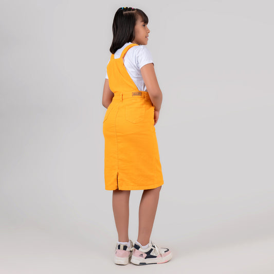 OVEROL EN DENIM COLOR PARA NIÑA REF 508