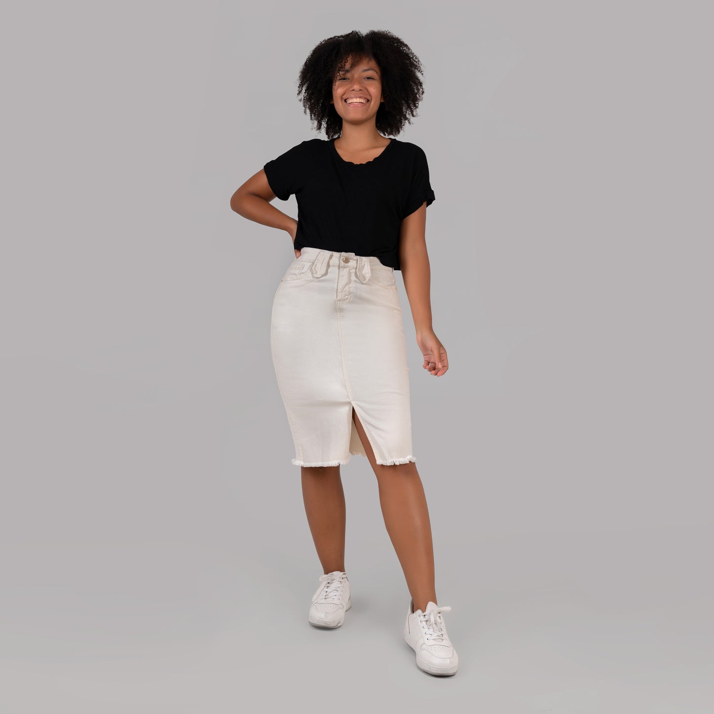 FALDA PARA DAMA DENIM COLOR REF 367
