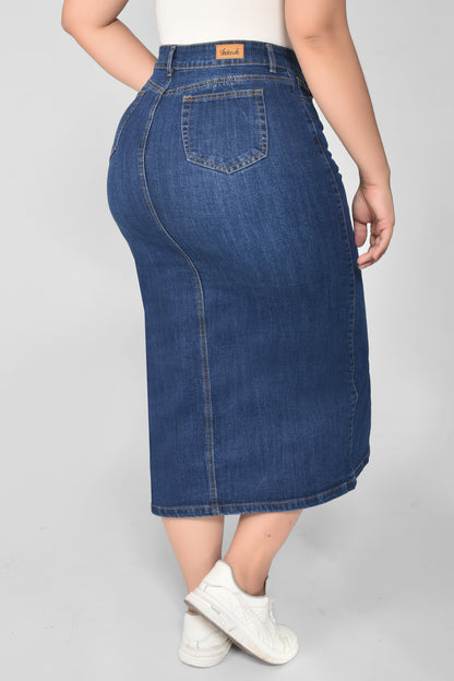 FALDA DAMA DENIM MAXI REF581