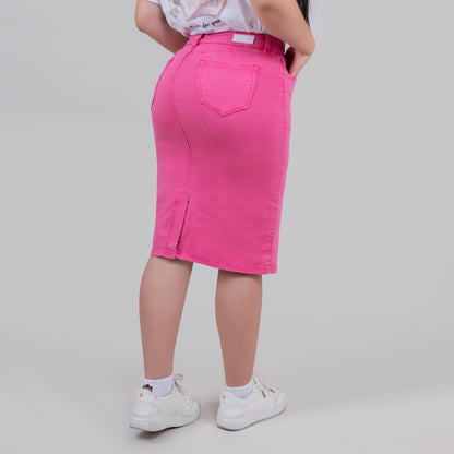 FALDA DAMA COLOR MIDI REF 364