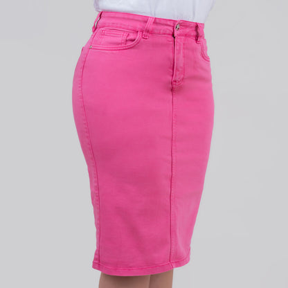 FALDA DAMA COLOR MIDI REF 364