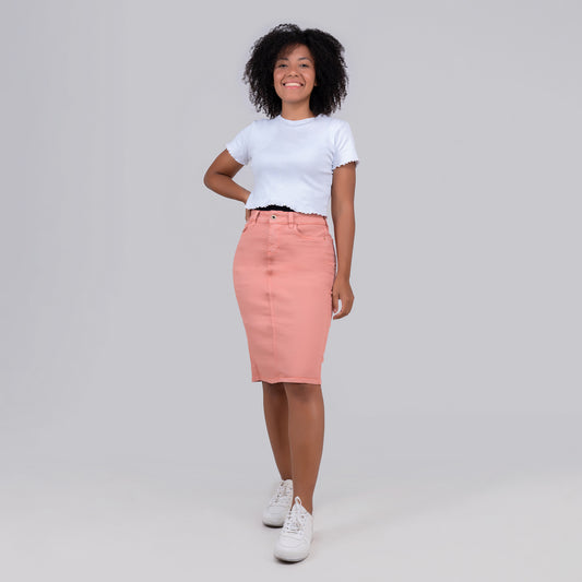 FALDA PARA DAMA DENIM COLOR REF 371