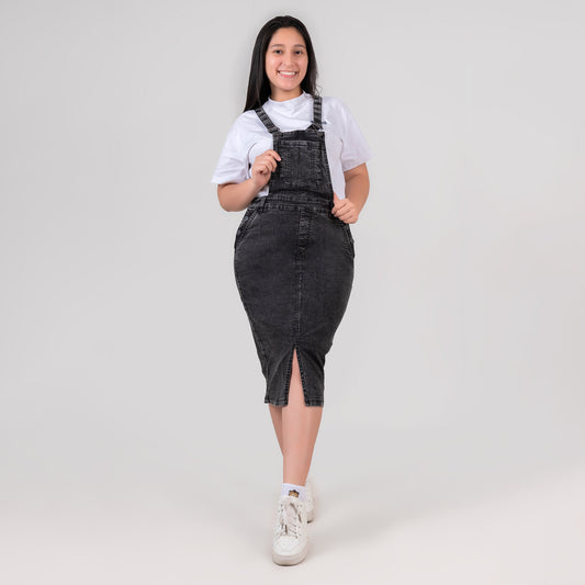 OVEROL FALDA EN DENIM ZIRCON REF 354