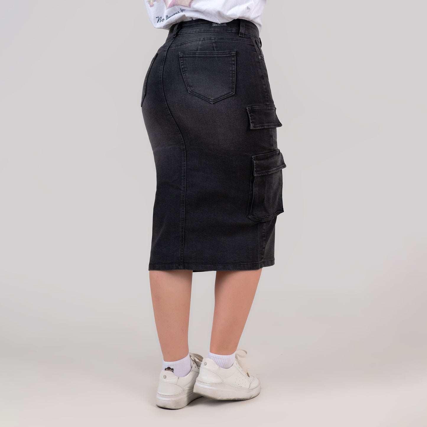 FALDA DAMA COLOR MIDI REF 337