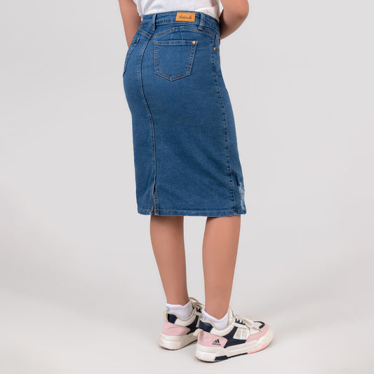FALDA DENIM PARA NIÑA REF 501