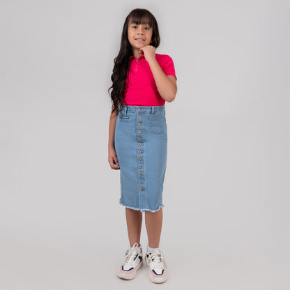 FALDA DENIM PARA NIÑAS REF 503