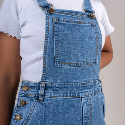 OVEROL FALDA EN DENIM PARA DAMA REF 344