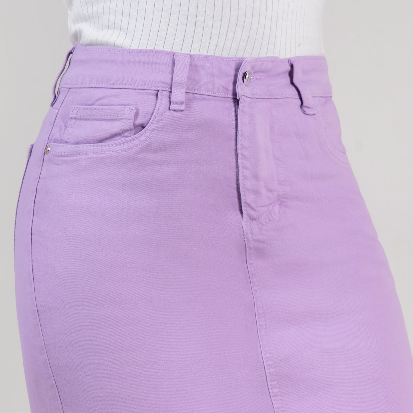 FALDA DAMA COLOR MIDI REF 389