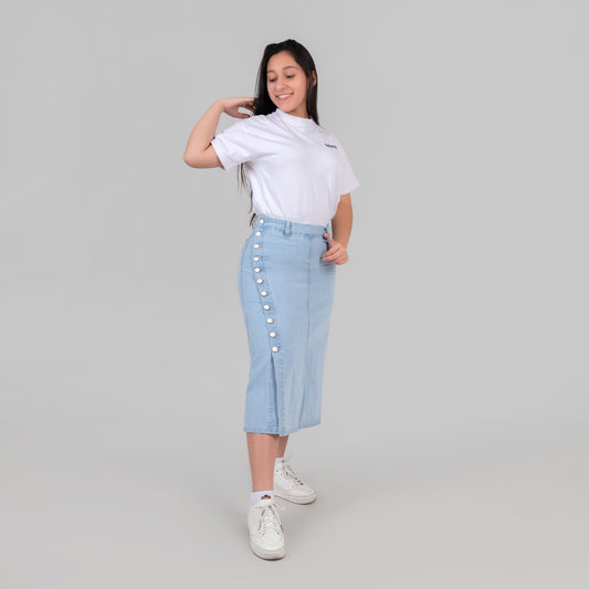 FALDA PARA DAMA DENIM REF 368