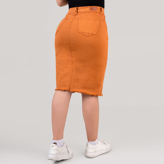 FALDA DAMA COLOR MIDI REF 359